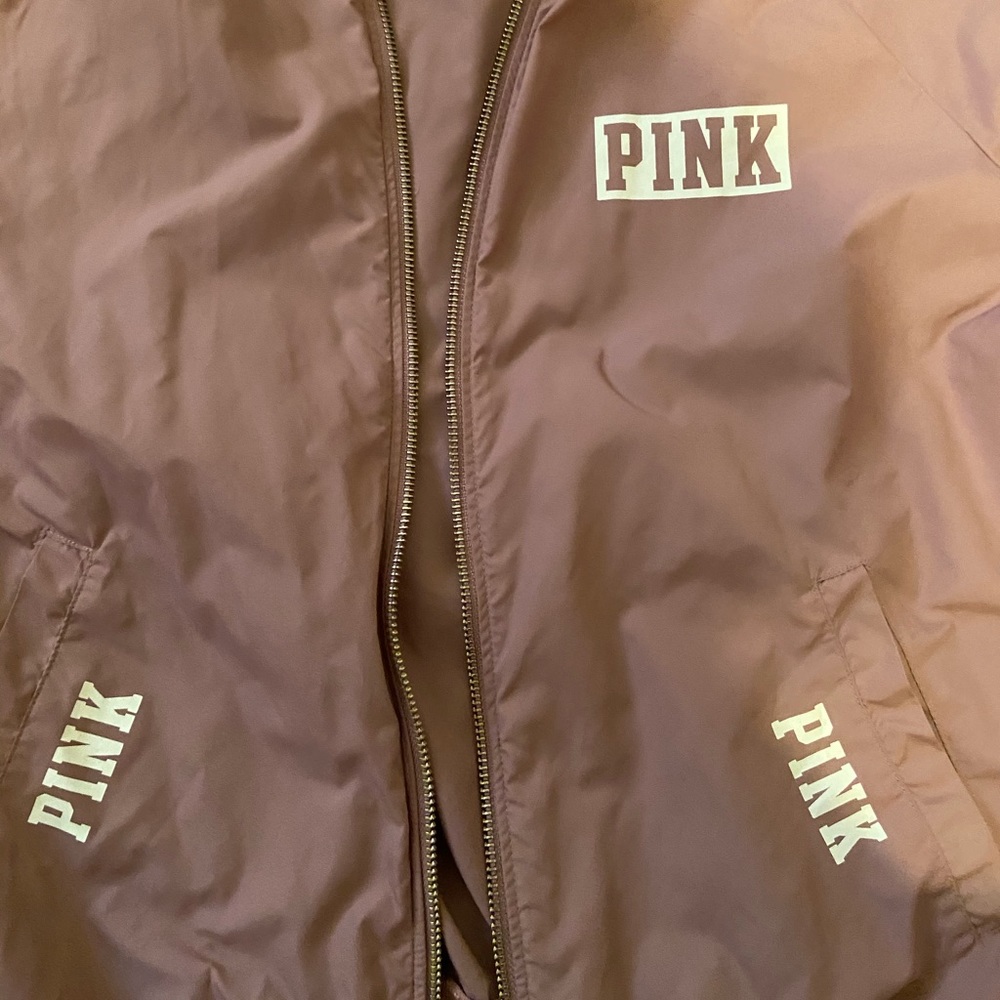 Victoria secret PINK blush bomber jacket medium